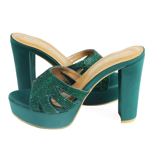 Women Formal Block Heel - 62825S - Block Heel - Walkeaze